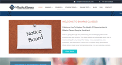 Desktop Screenshot of bmarksclasses.com