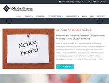 Tablet Screenshot of bmarksclasses.com
